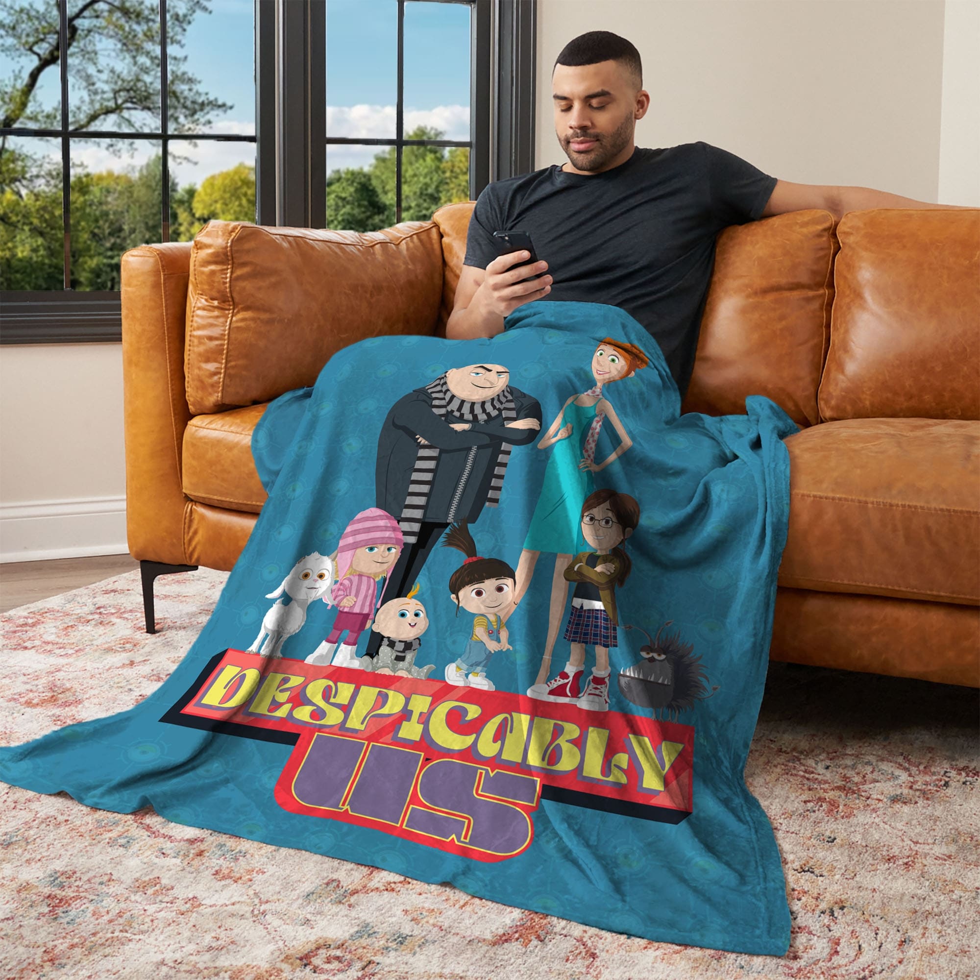 Universal Despicable Me 4 Cloud Throw Blanket