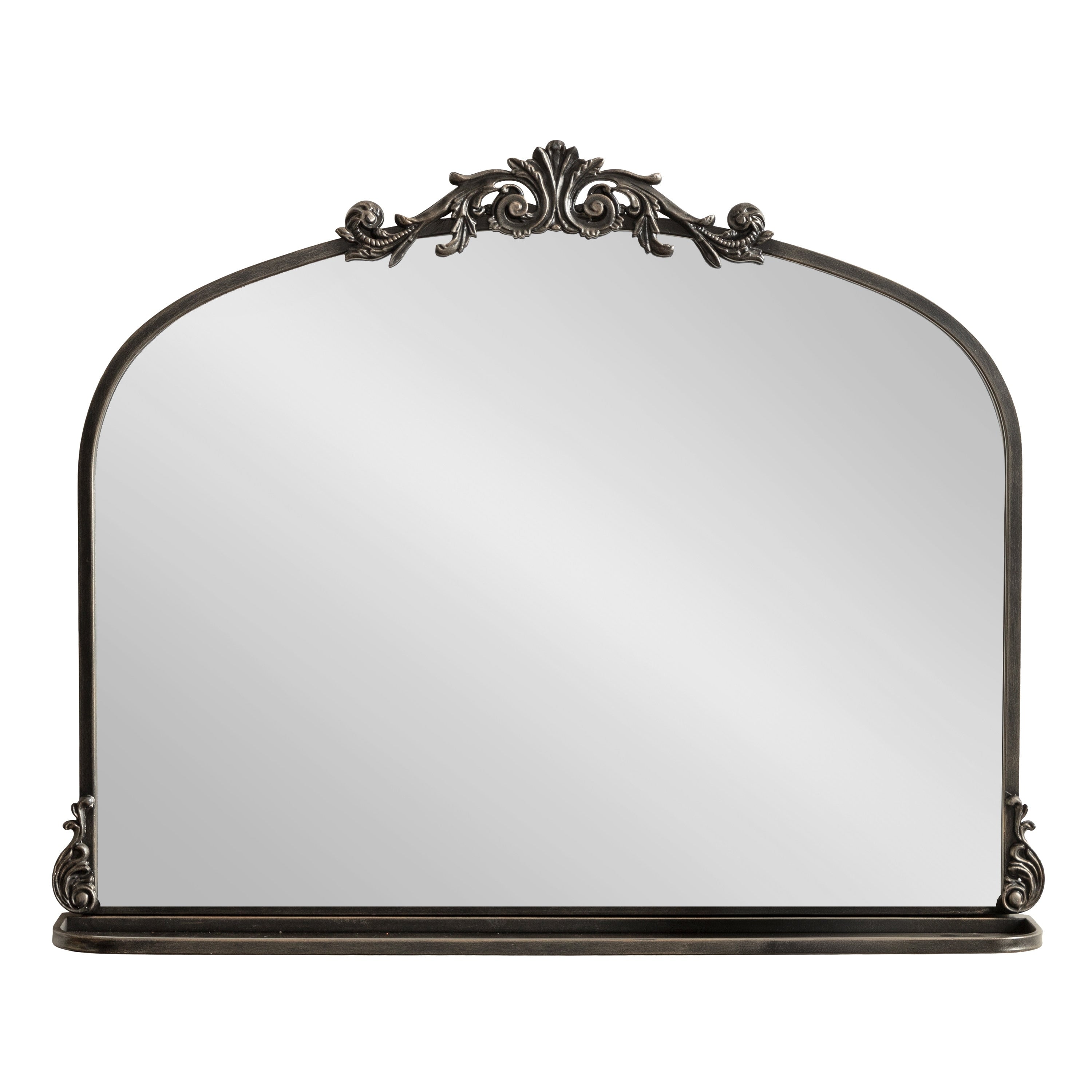 Kate and Laurel Arendahl Traditional Arch Mirror with Shelf