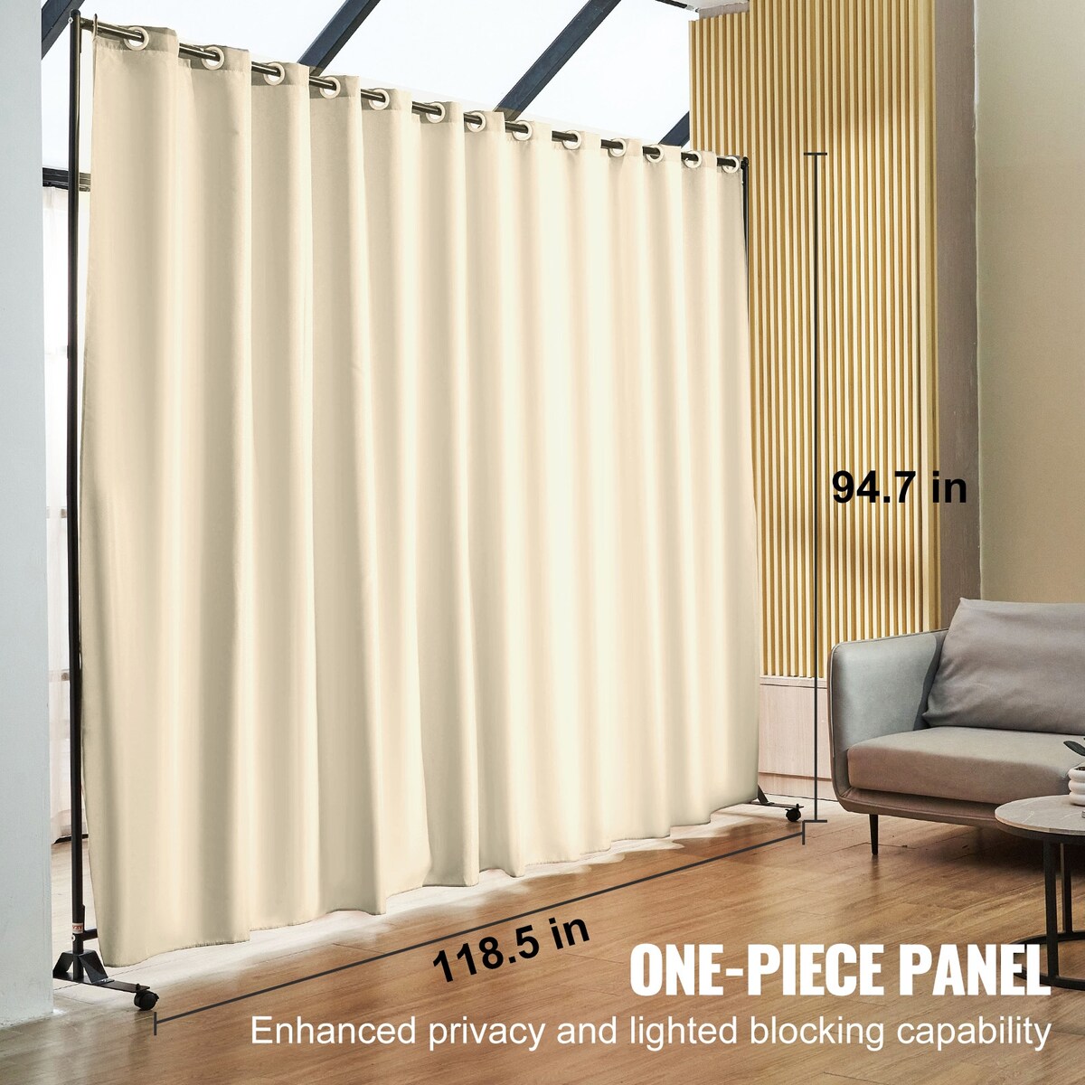 VEVOR Room Divider Folding Privacy Screens Divider Stand