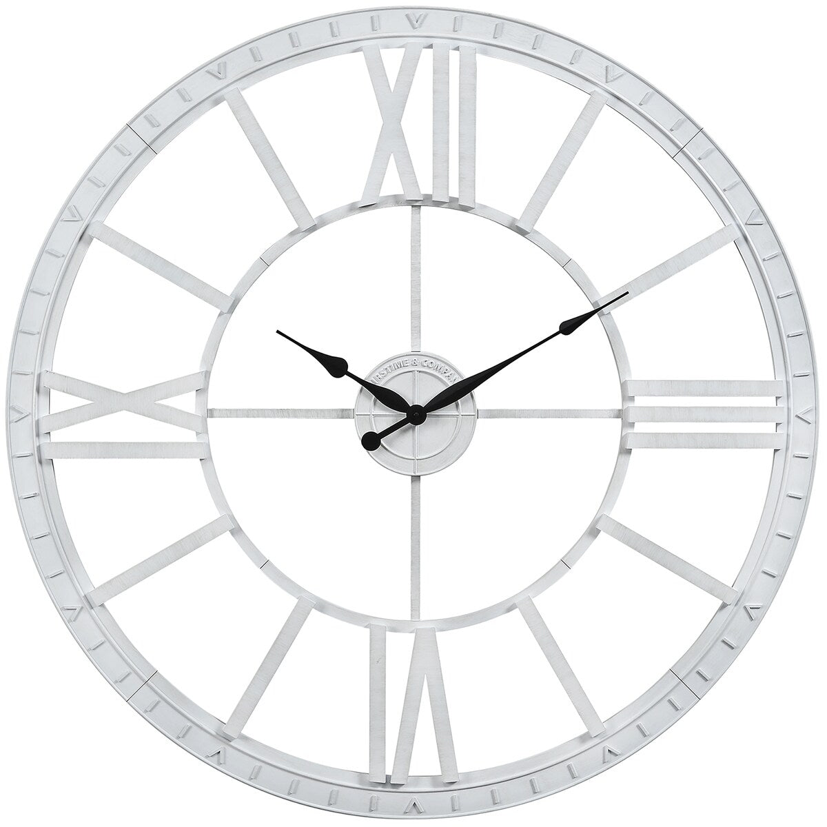 FirsTime & Co. Big Time Modern Roman Numeral Wall Clock