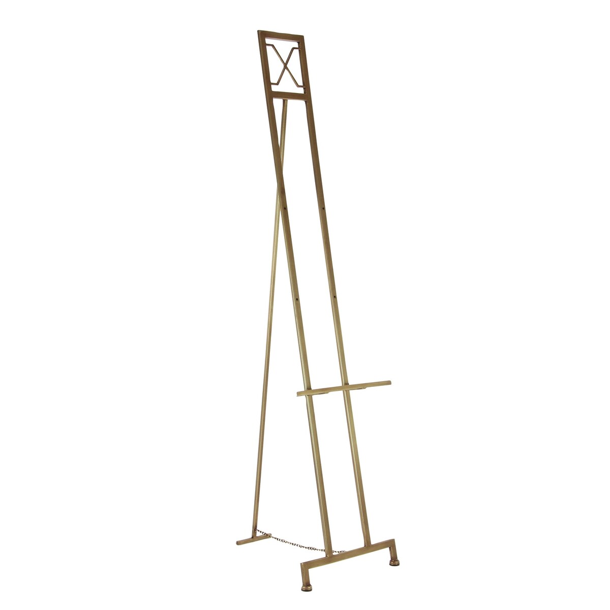 Metal Tall Adjustable 3 Tier Display Easel with Chain Support - Gold, White or Black - Roche River Decor