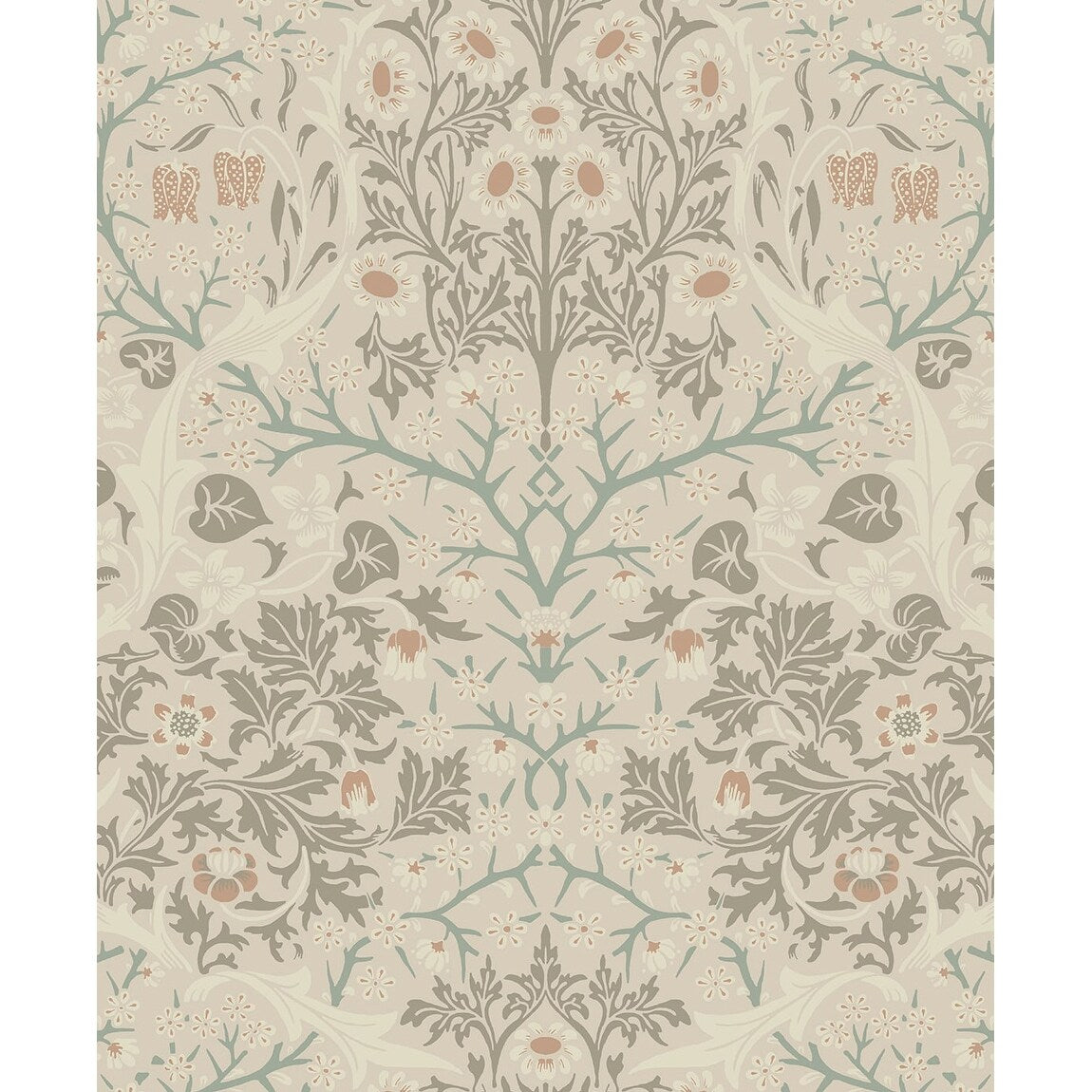 NextWall Victorian Garden Floral Peel and Stick Wallpaper