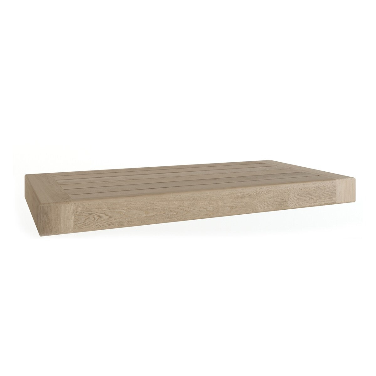 Moa Floating Teak Wall Shelf