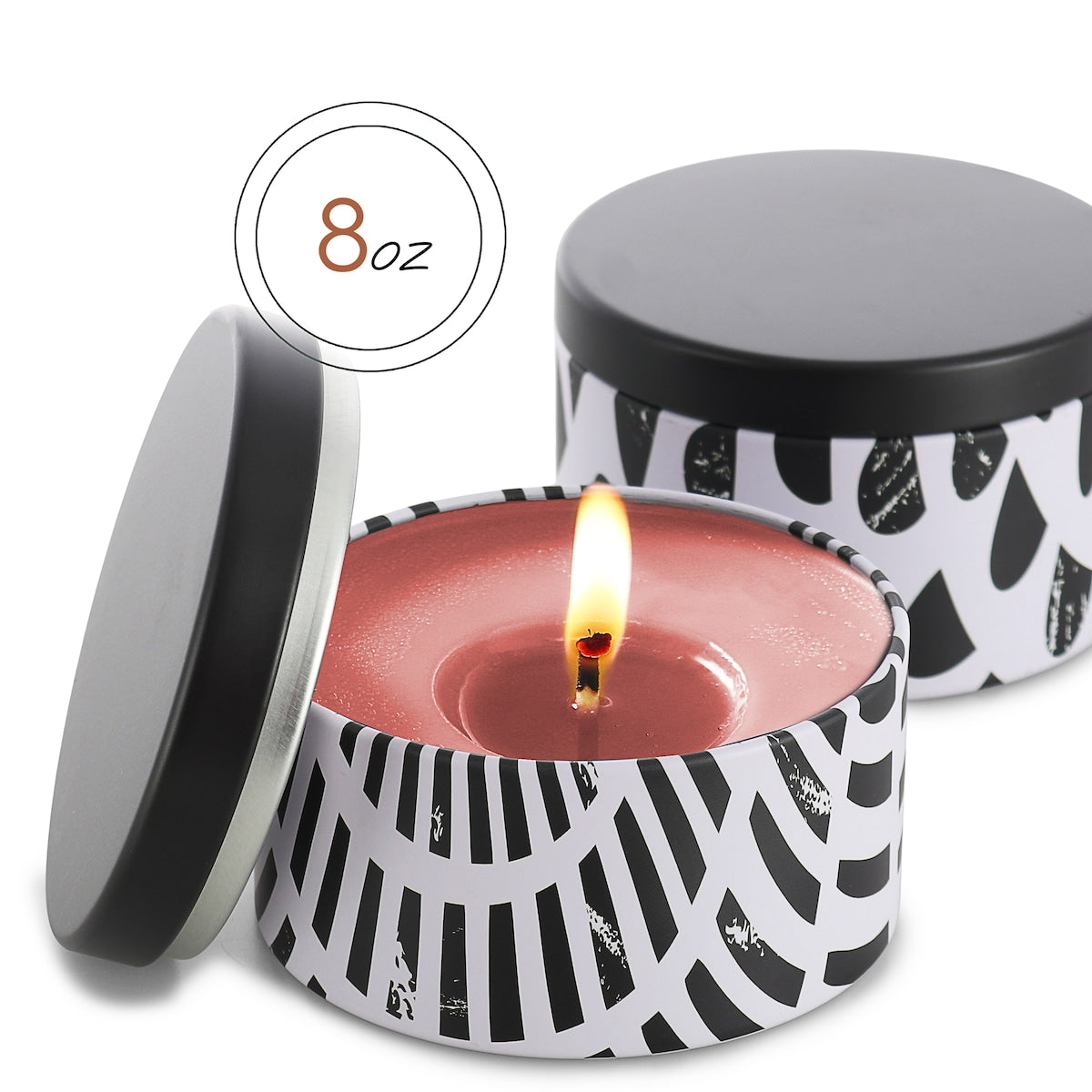 Hearth & Harbor Candle Tins - Candle Jars for Making Candles - DIY Candle Containers with Lids