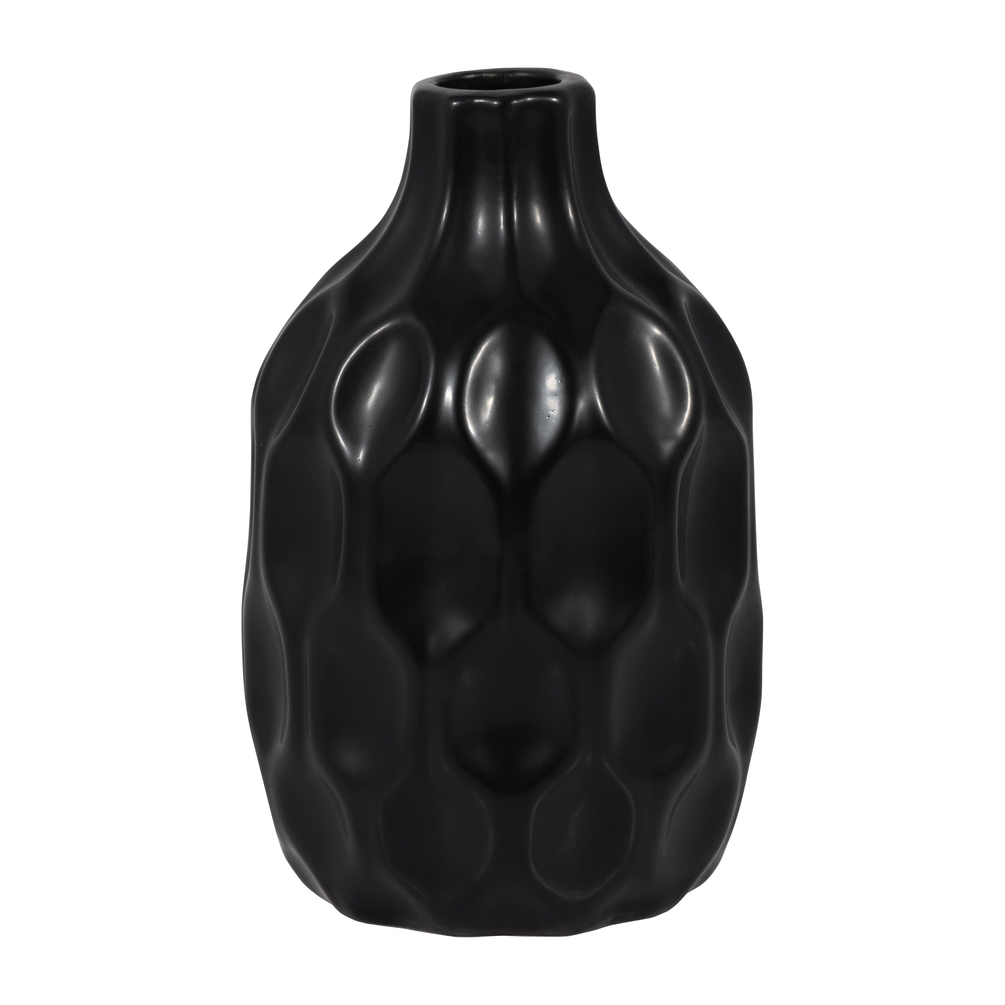 Sagebrook Home Ceramic Dimpled Vase