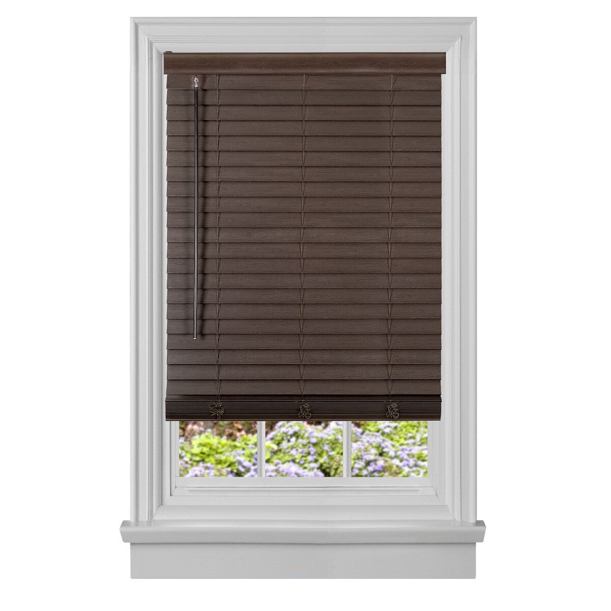 Cordless GII Madera Falsa 2 Faux Wood Blind