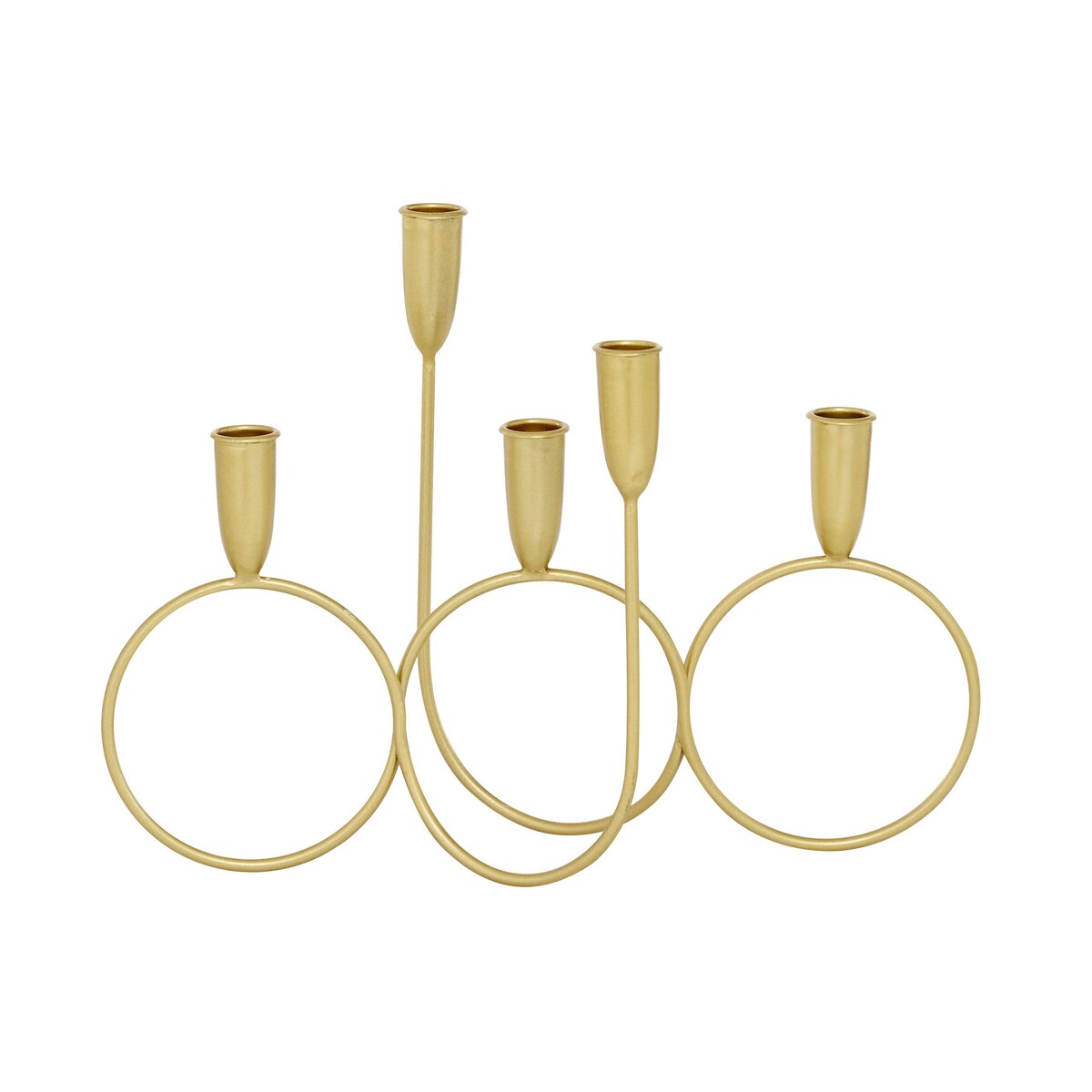 Metal Candelabra - Gold - CosmoLiving by Cosmopolitan