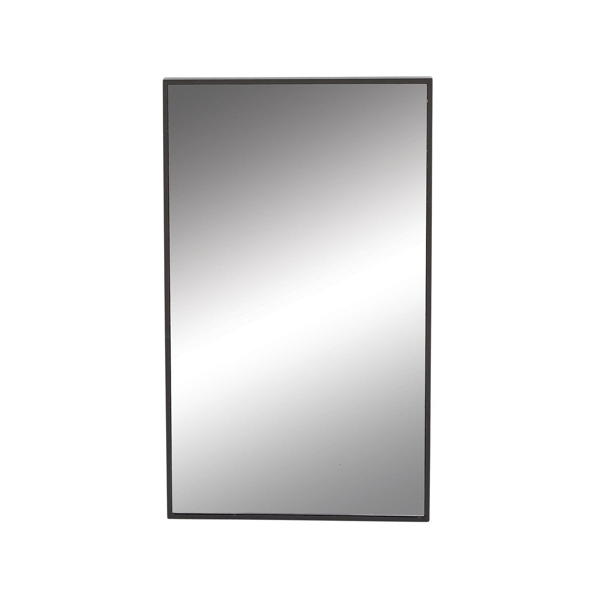 Wood Room Wall Mirror with Thin Minimalistic Frame - Black, White or Gold - Roche River Decor