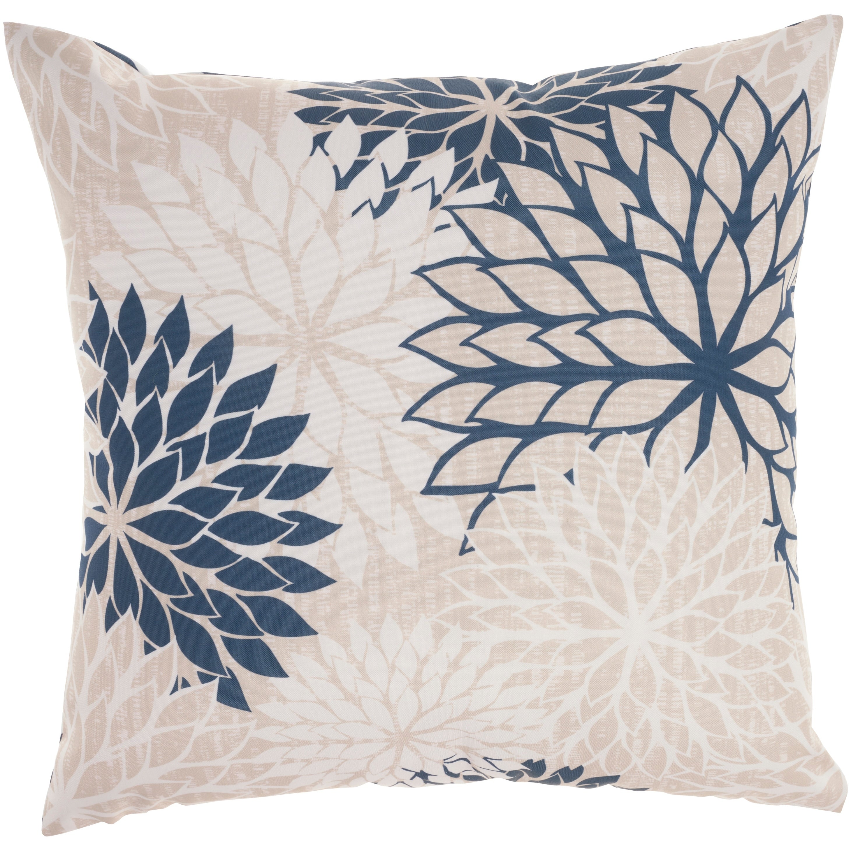 Mina Victory Aloha Tropical Floral Indoor Outdoor Throw Pillow