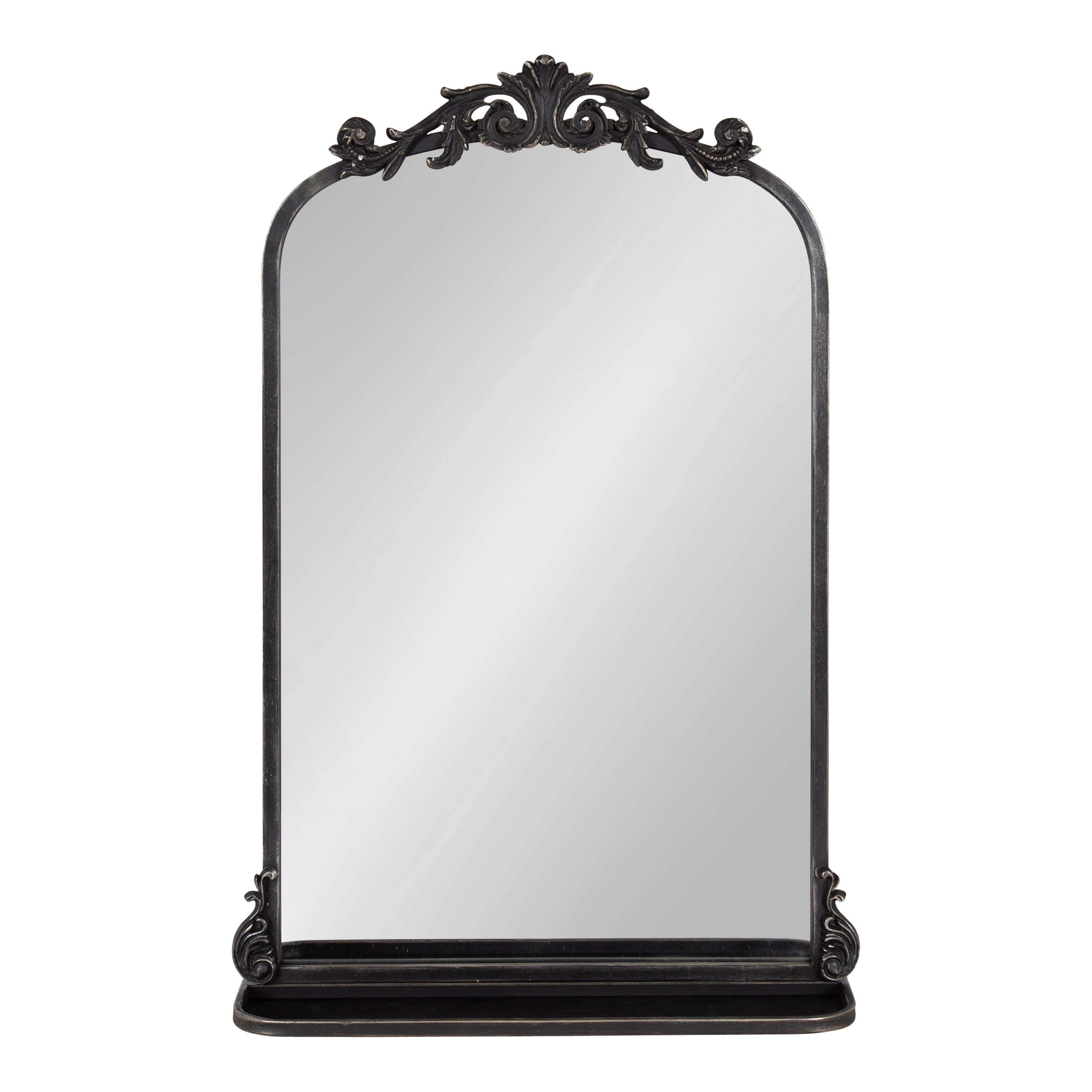 Kate and Laurel Arendahl Traditional Arch Mirror with Shelf