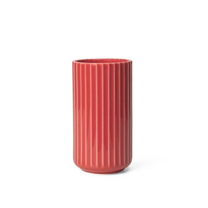 Lyngby Porceln Vase, Red - H: 6.1