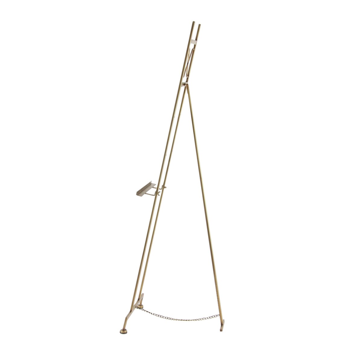 Metal Tall Adjustable 3 Tier Display Easel with Chain Support - Gold, White or Black - Roche River Decor