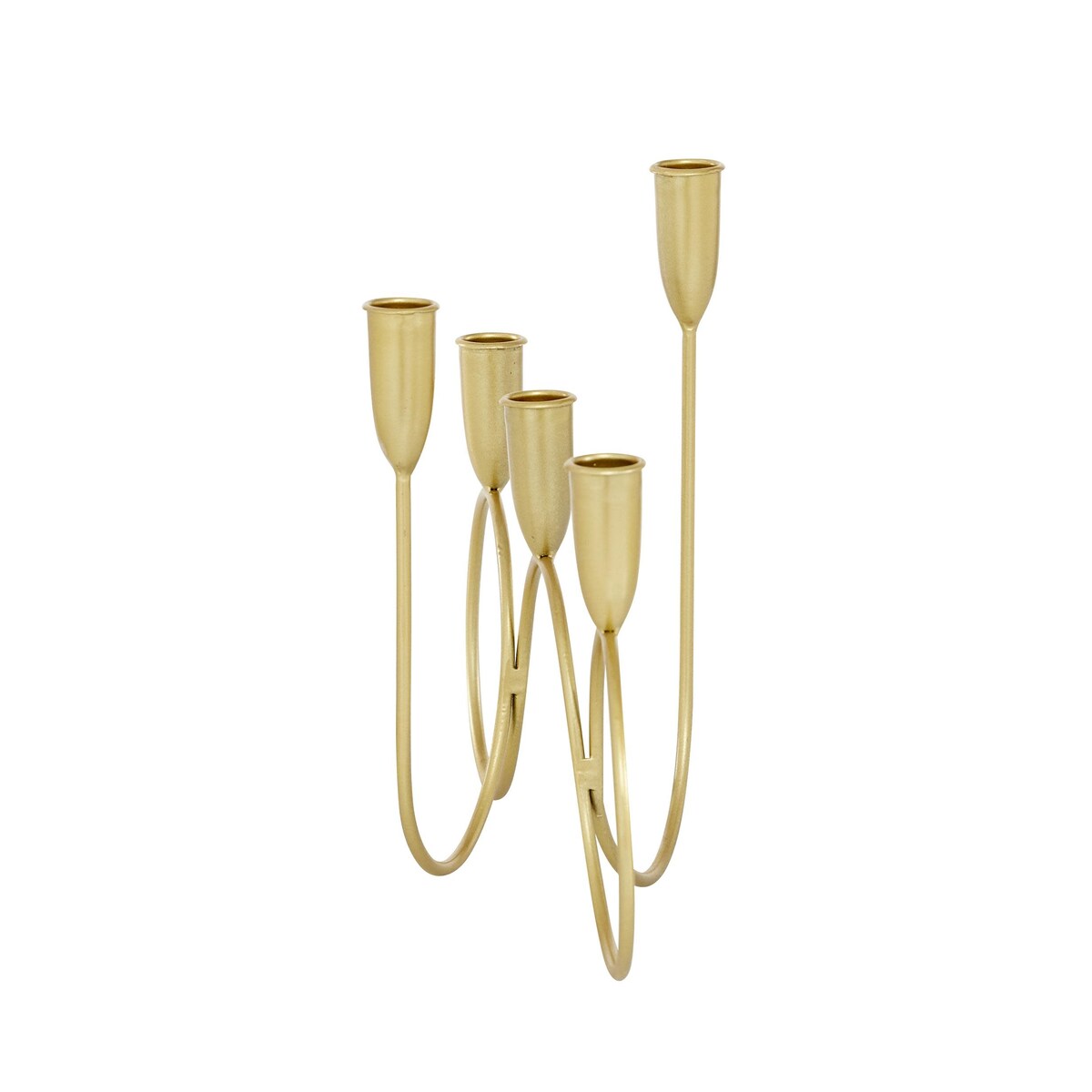 Metal Candelabra - Gold - CosmoLiving by Cosmopolitan