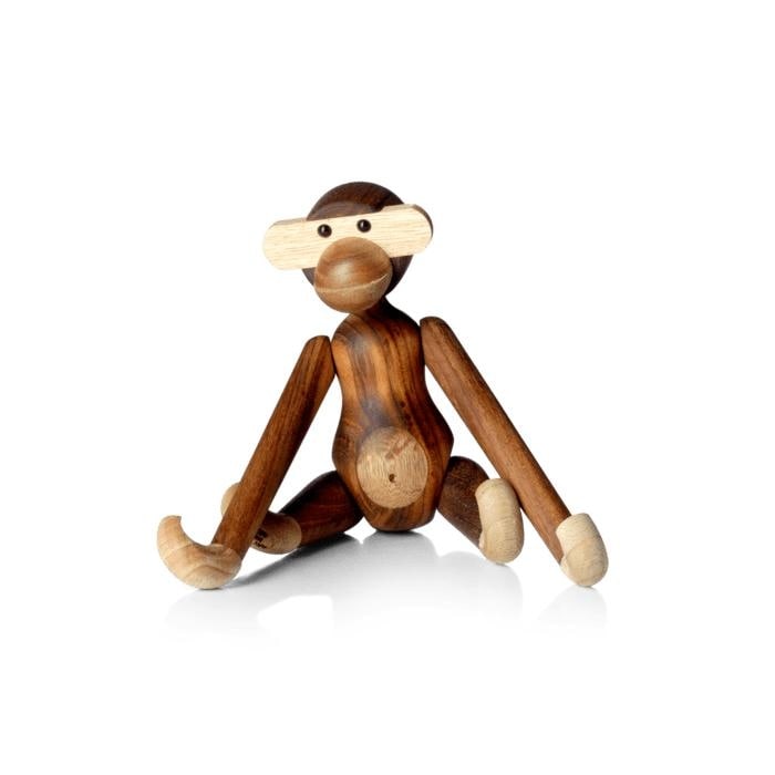 Kay Bojesen Monkey, Teak/Limba, Small - H: 7.3