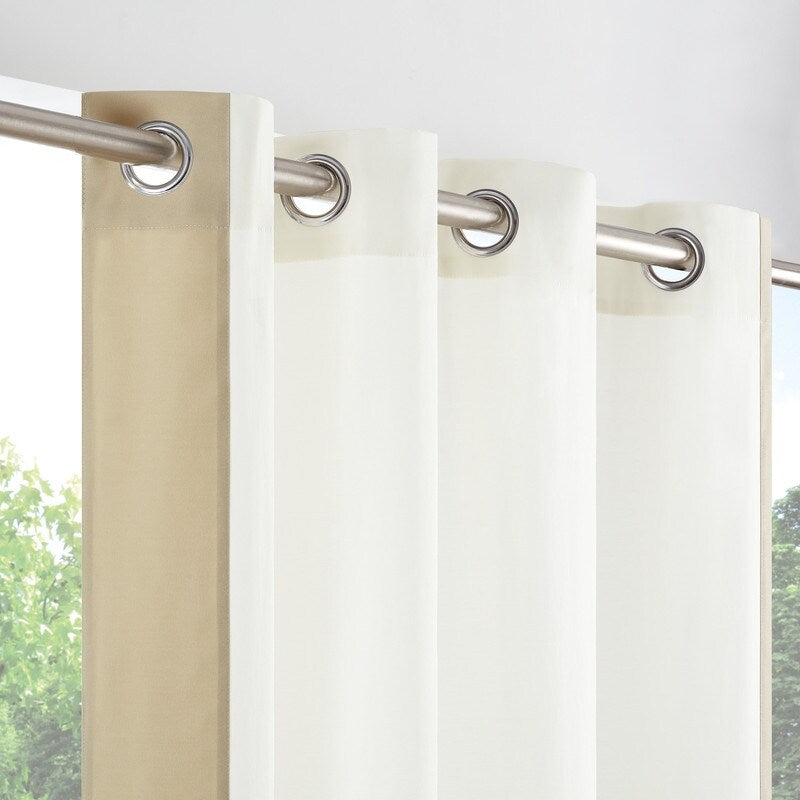 Waverly Sun n Shade Hampton Border Indoor/Outdoor Grommet Panel