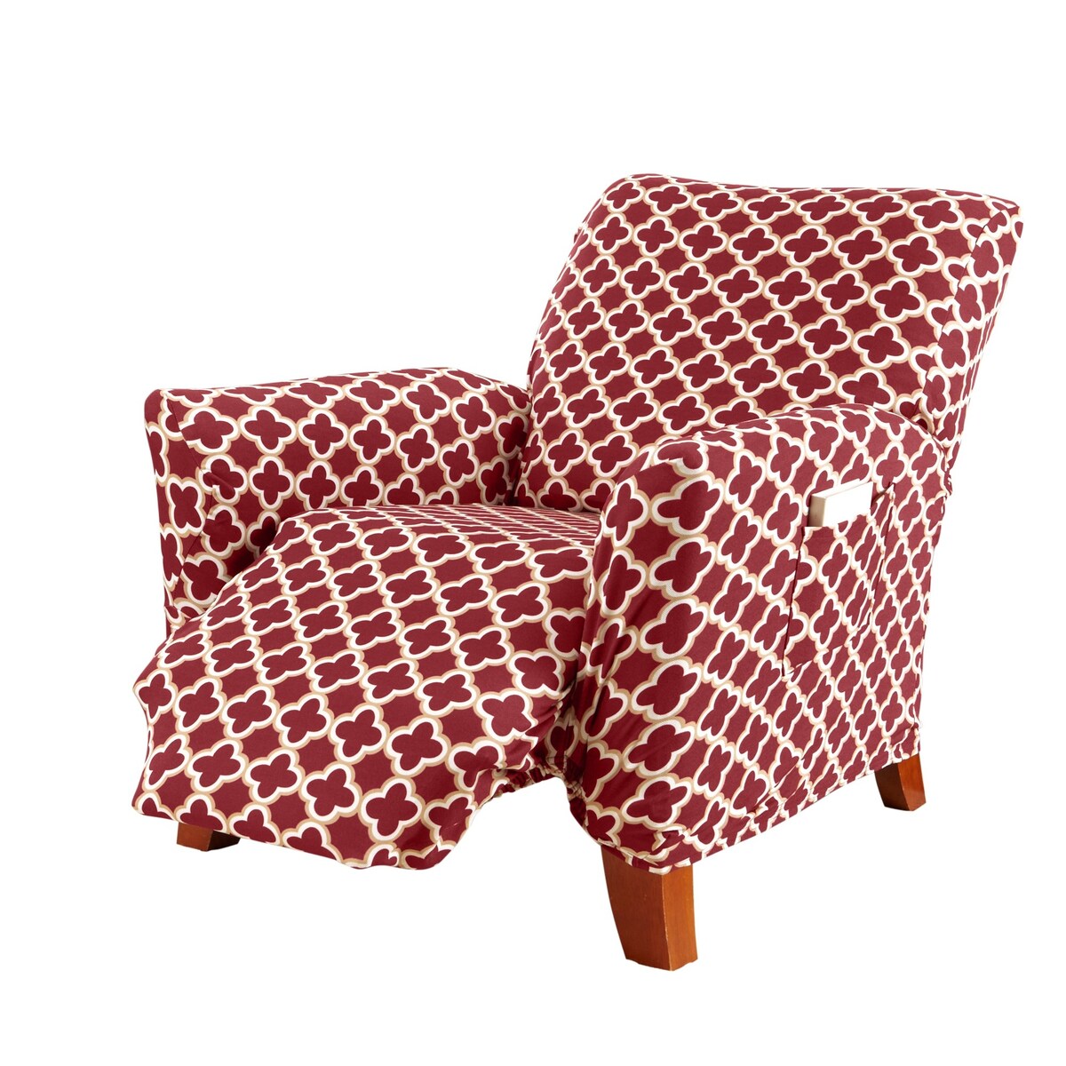 Premium Stretch Printed Recliner Slipcover