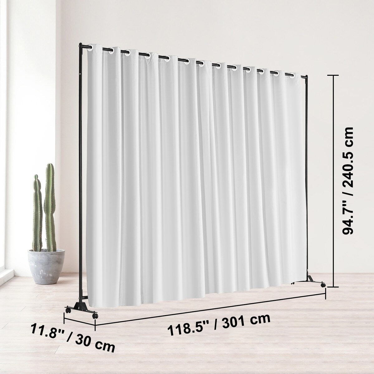 VEVOR Room Divider Folding Privacy Screens Divider Stand