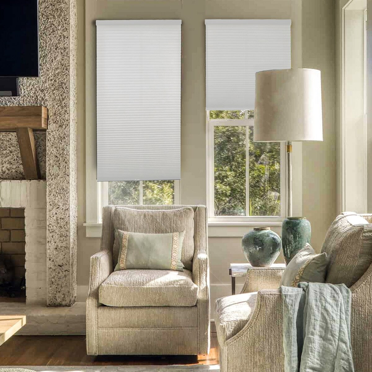 Chicology Morning Mist Cordless Privacy Cellular Shade