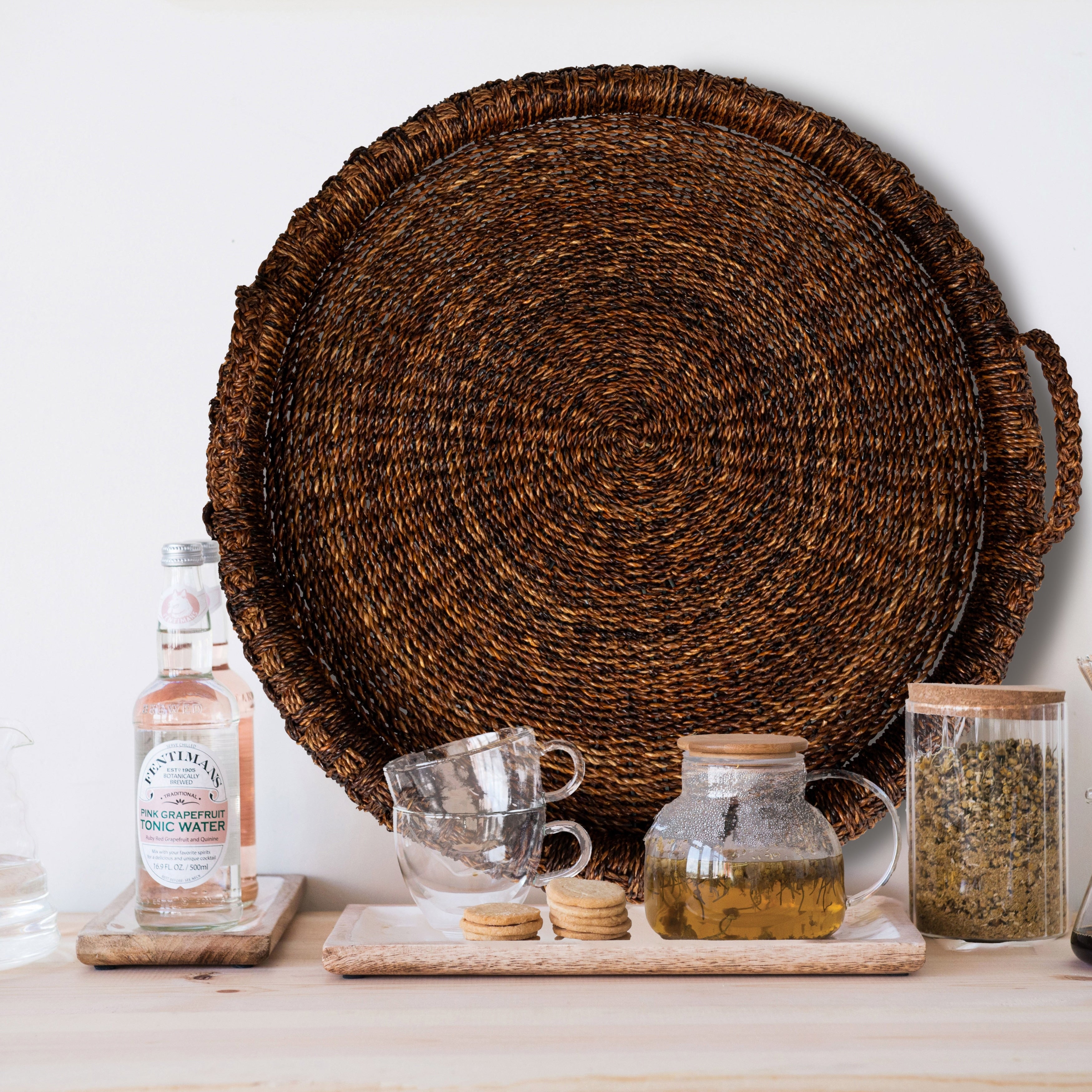 Braided Bankuan Tray with Handles