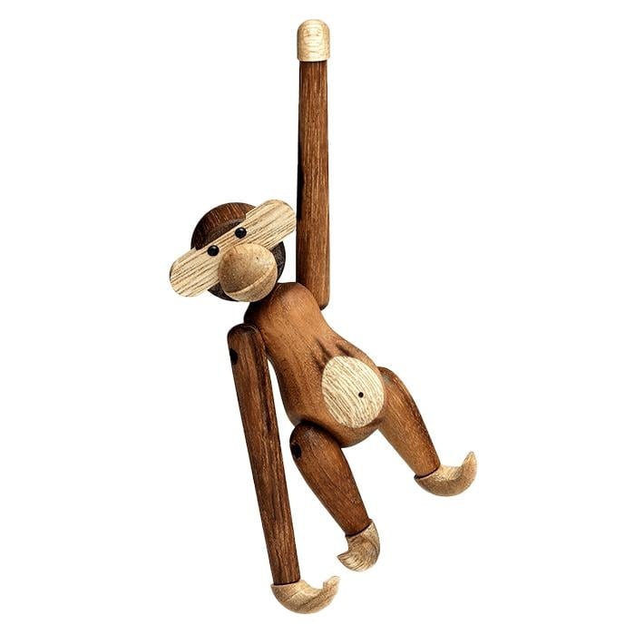 Kay Bojesen Monkey, Teak/Limba, Mini - H: 3.7