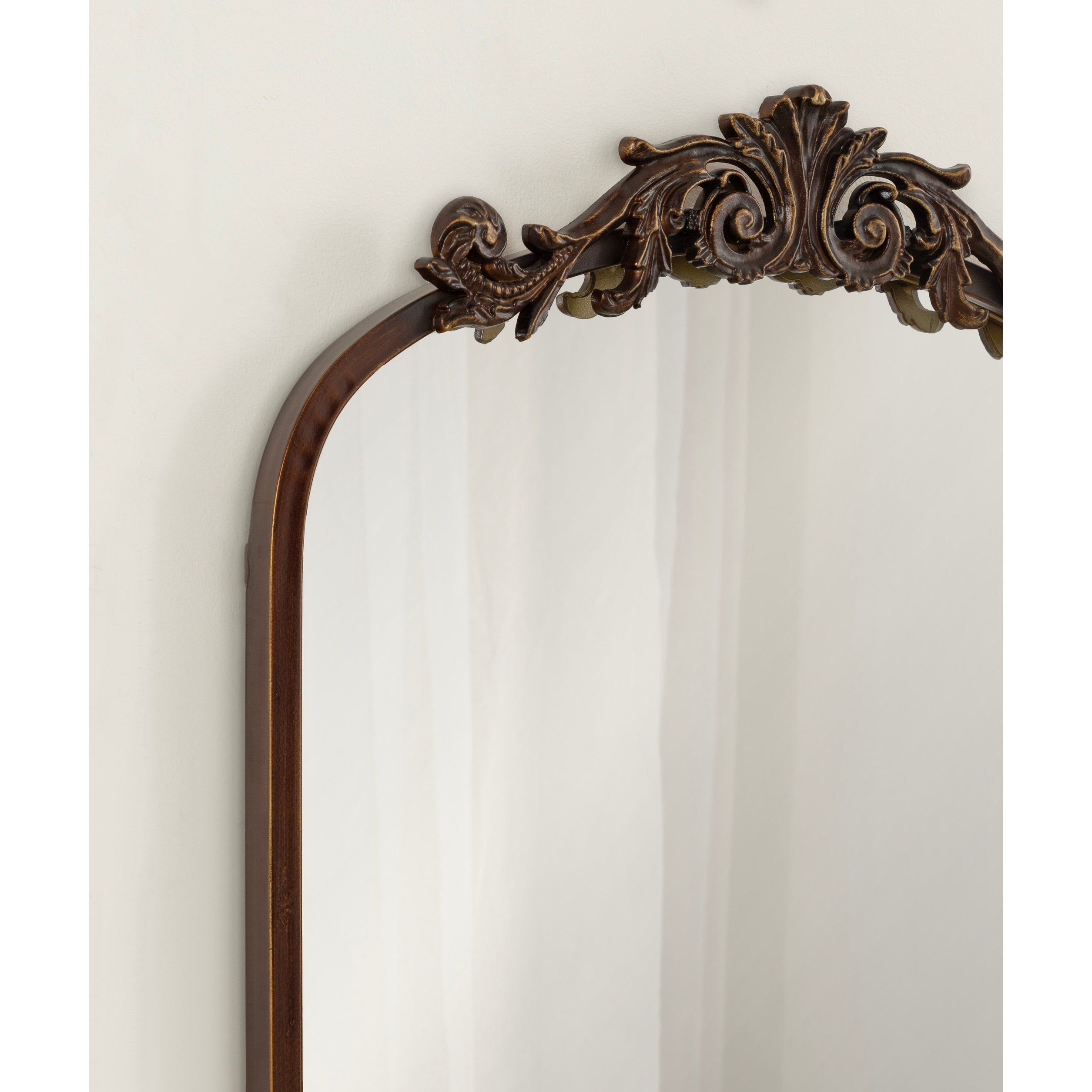 Kate and Laurel Arendahl Traditional Arch Mirror with Shelf