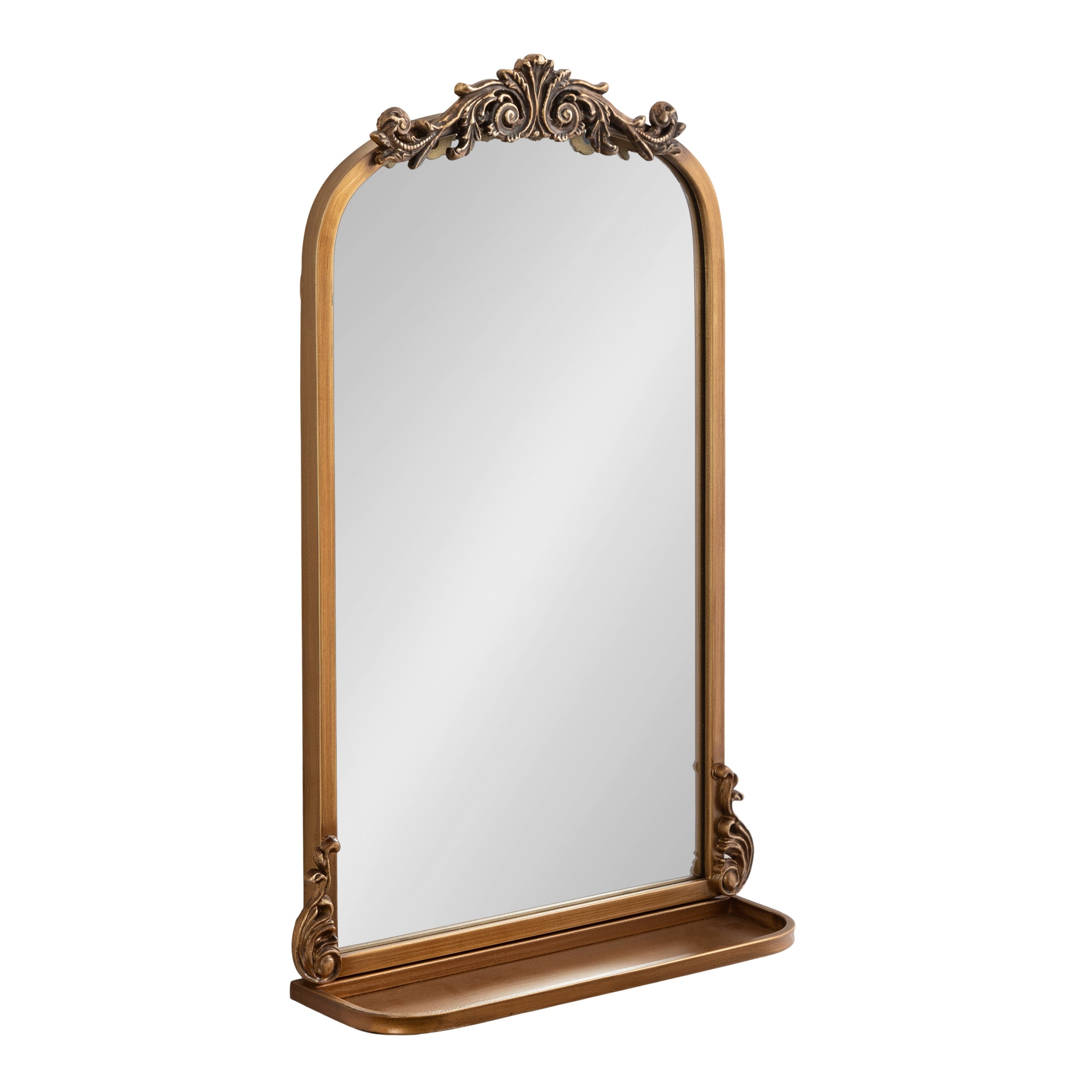 Kate and Laurel Arendahl Traditional Arch Mirror with Shelf