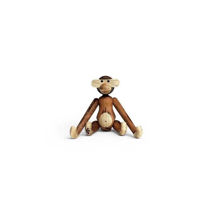 Kay Bojesen Monkey, Teak/Limba, Mini - H: 3.7