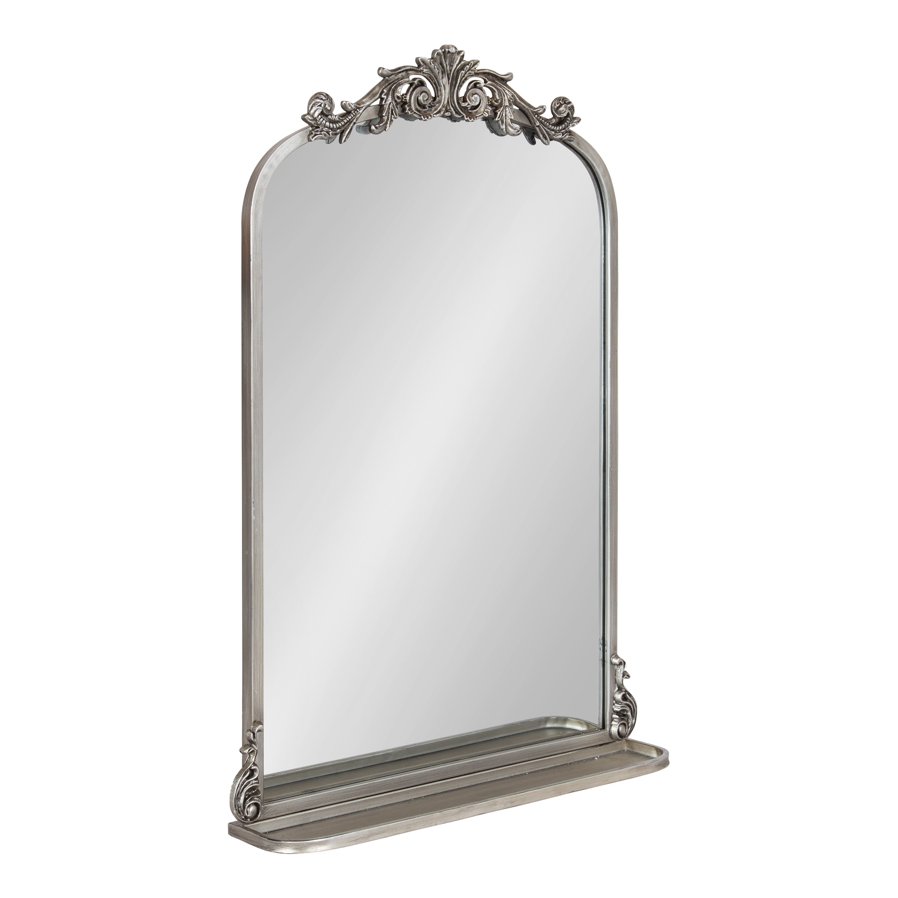 Kate and Laurel Arendahl Traditional Arch Mirror with Shelf