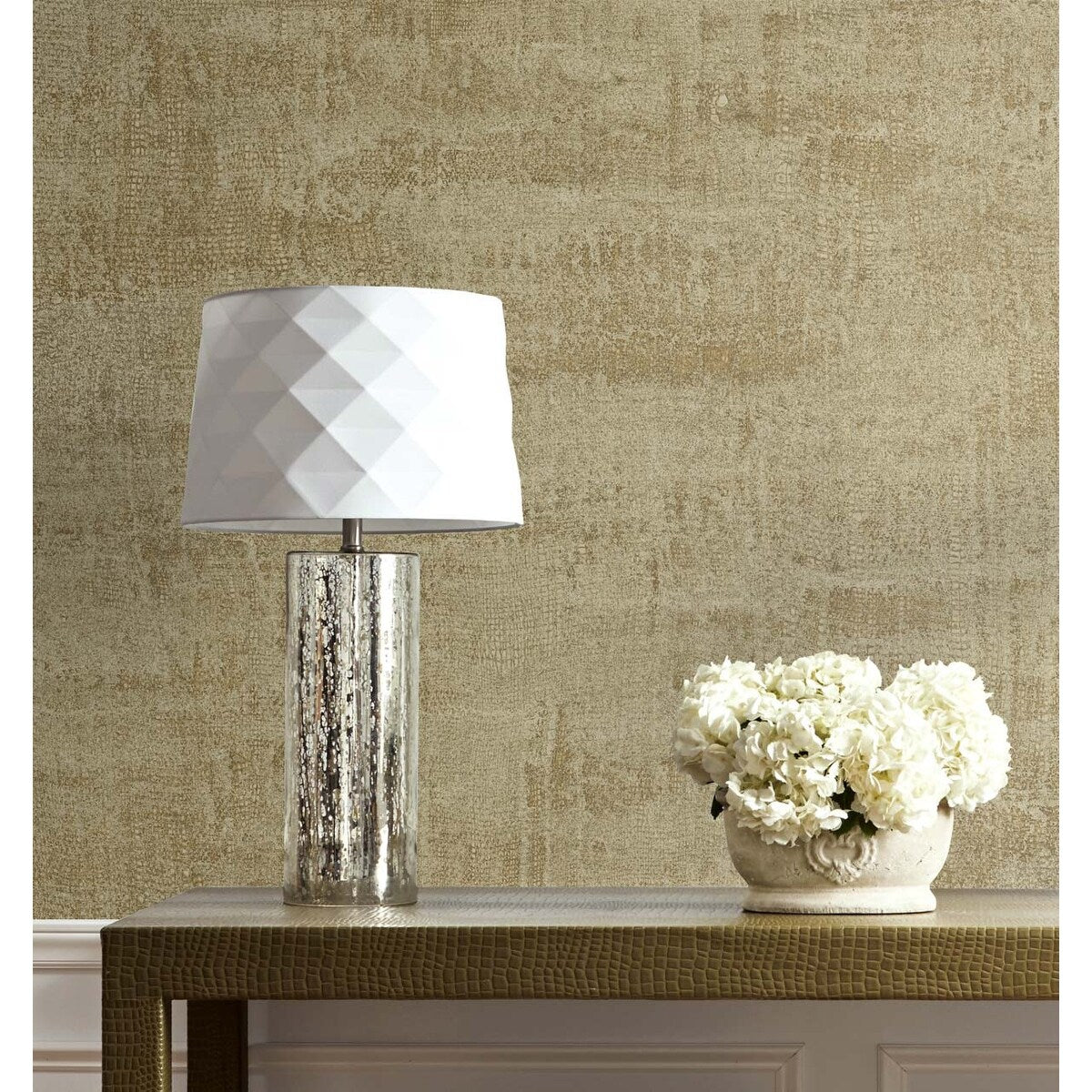 Seabrook Designs Dorinda Abstract Unpasted Wallpaper