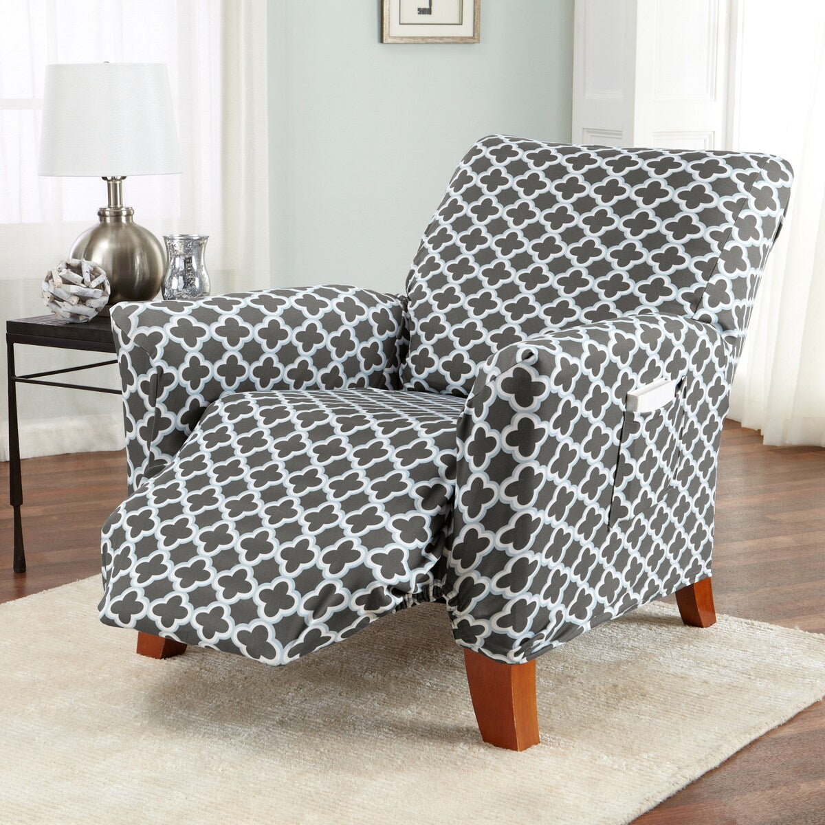 Premium Stretch Printed Recliner Slipcover