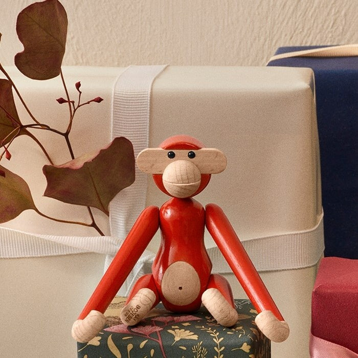 Kay Bojesen Vintage Monkey, Mini, H 3.7 - H: 3.7