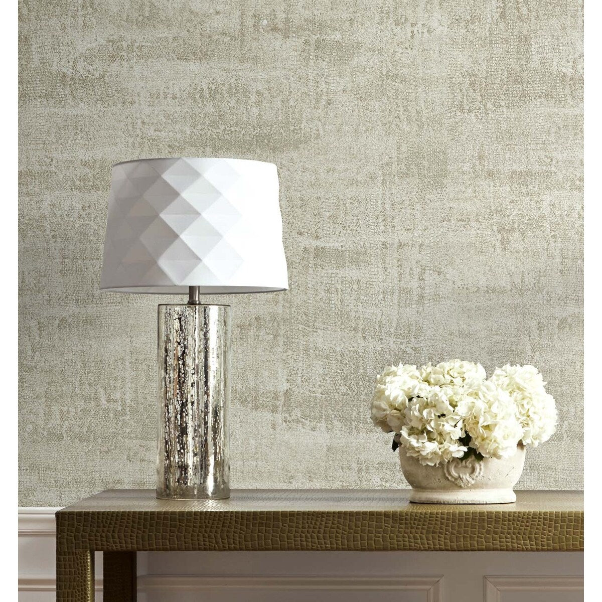 Seabrook Designs Dorinda Abstract Unpasted Wallpaper