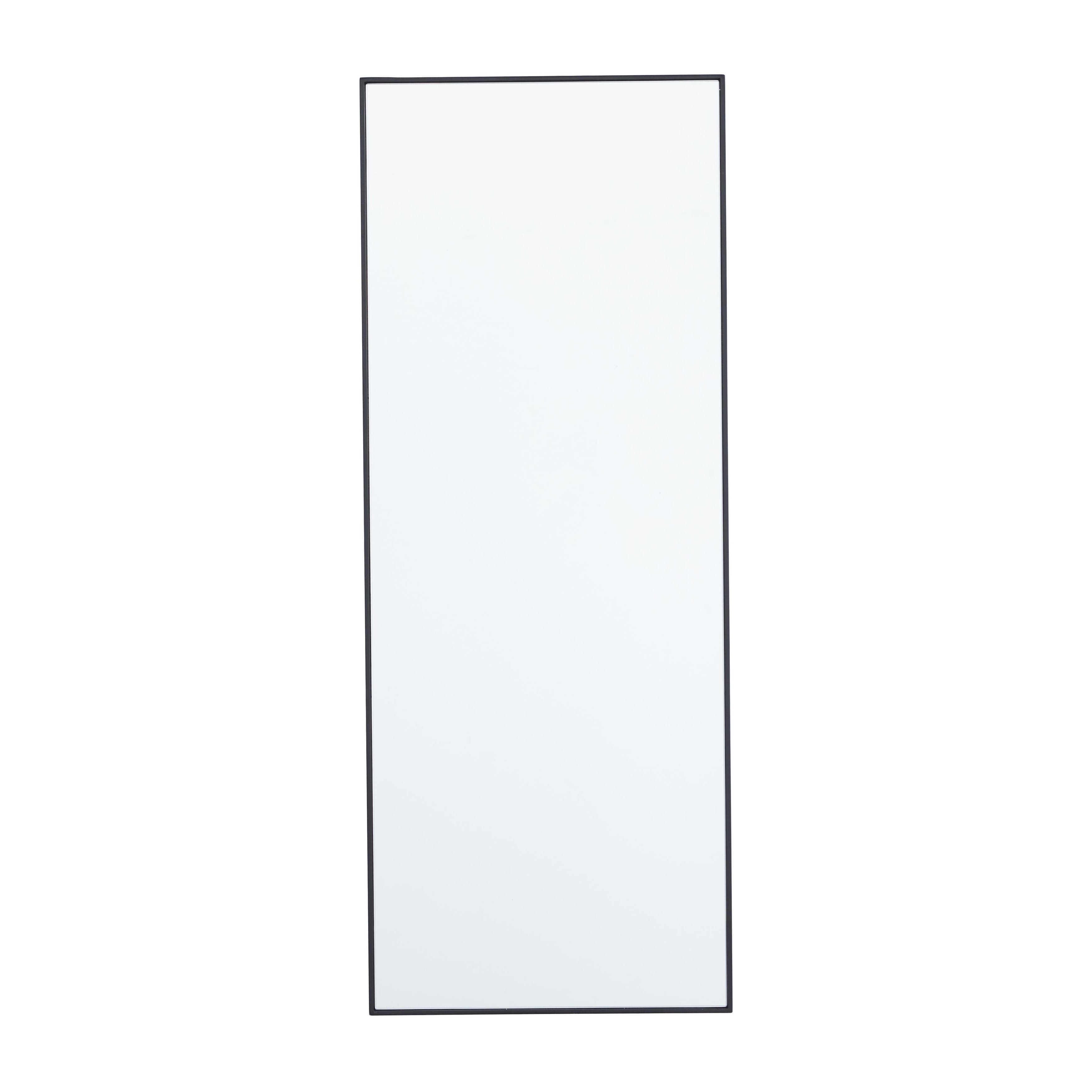 Wood Room Wall Mirror with Thin Minimalistic Frame - Black, White or Gold - Roche River Decor