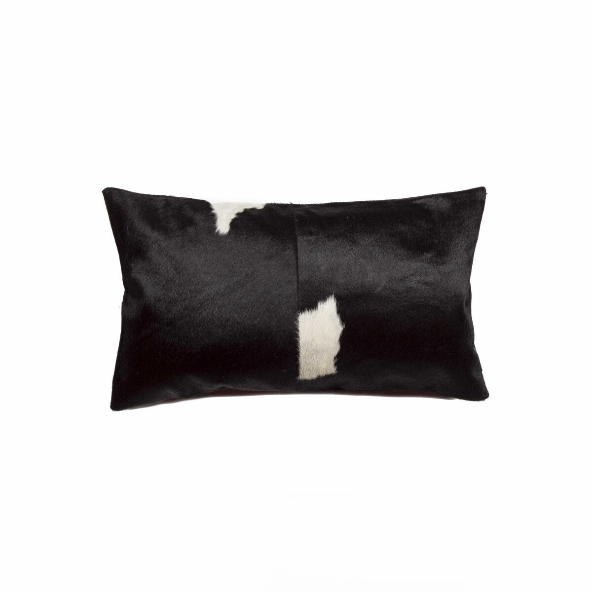 Black And White Torino Kobe Cowhide Pillow