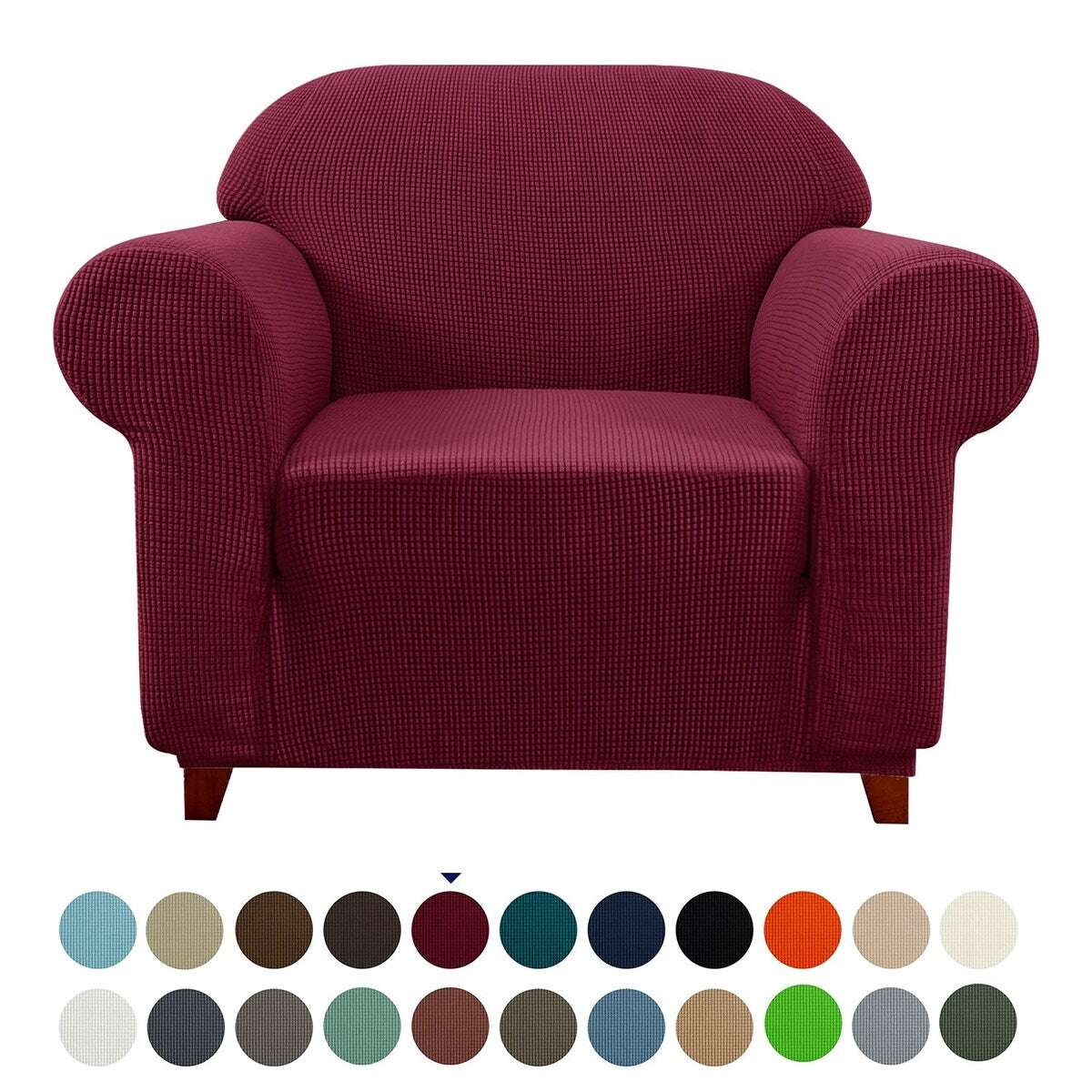 Subrtex 1 Piece Armchair Slipcover Stretch Spandex Furniture Protector