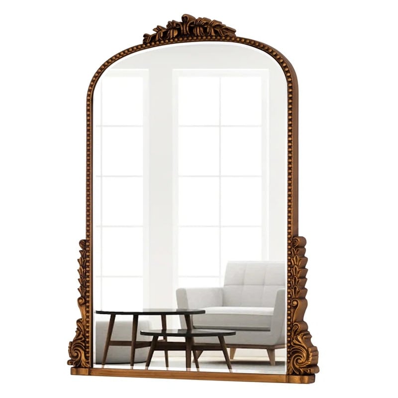 Vintage Baroque Arch Wall Mirror - 39.4×28.3