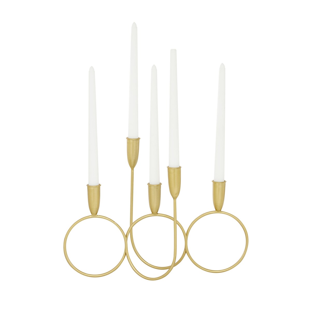 Metal Candelabra - Gold - CosmoLiving by Cosmopolitan