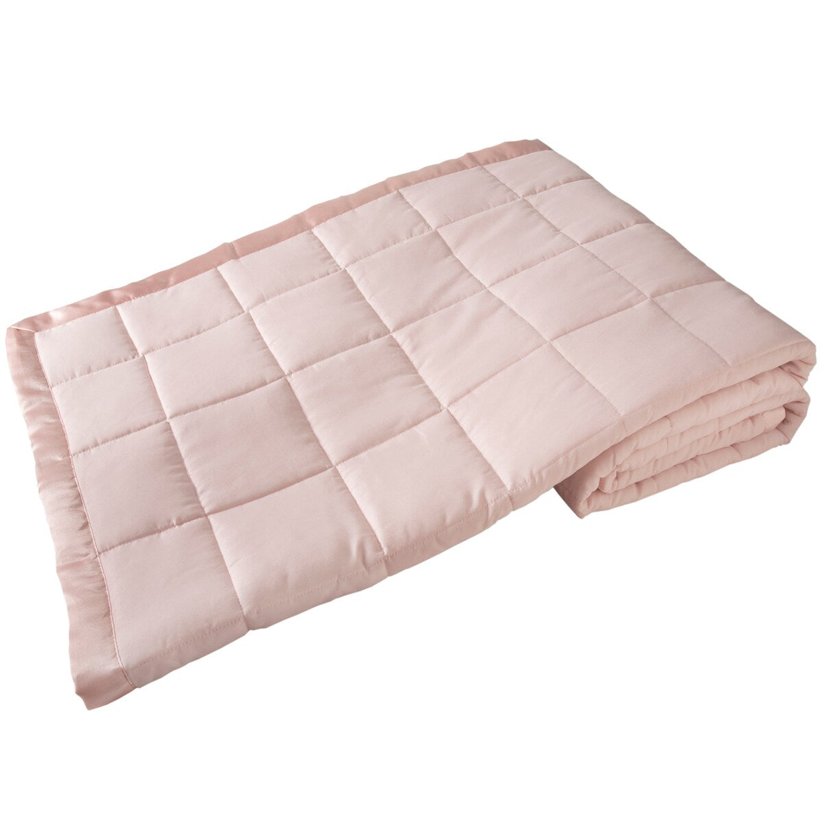 Solid Down Alternative Blanket with Satin Trim