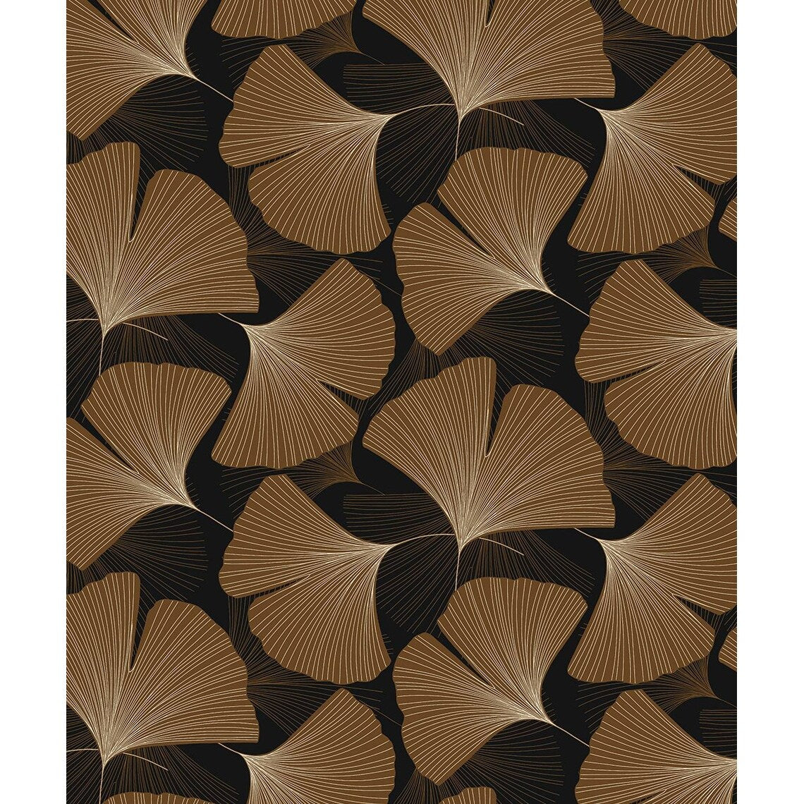 NextWall Tossed Ginkgo Leaf Peel and Stick Wallpaper