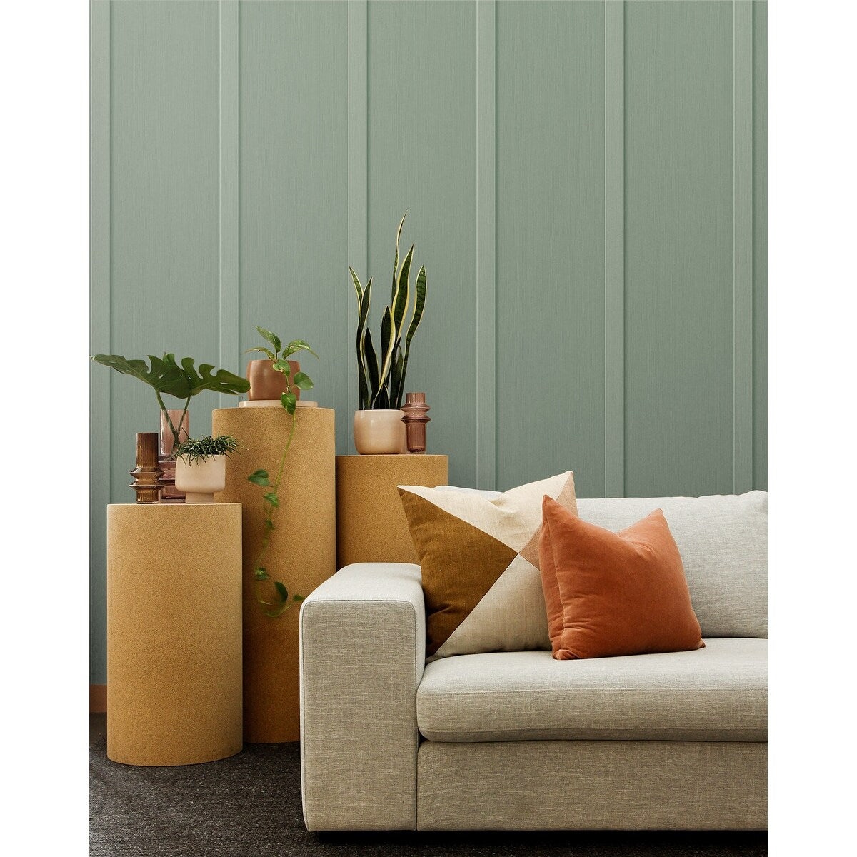 NextWall Faux Board & Batten Peel and Stick Wallpaper