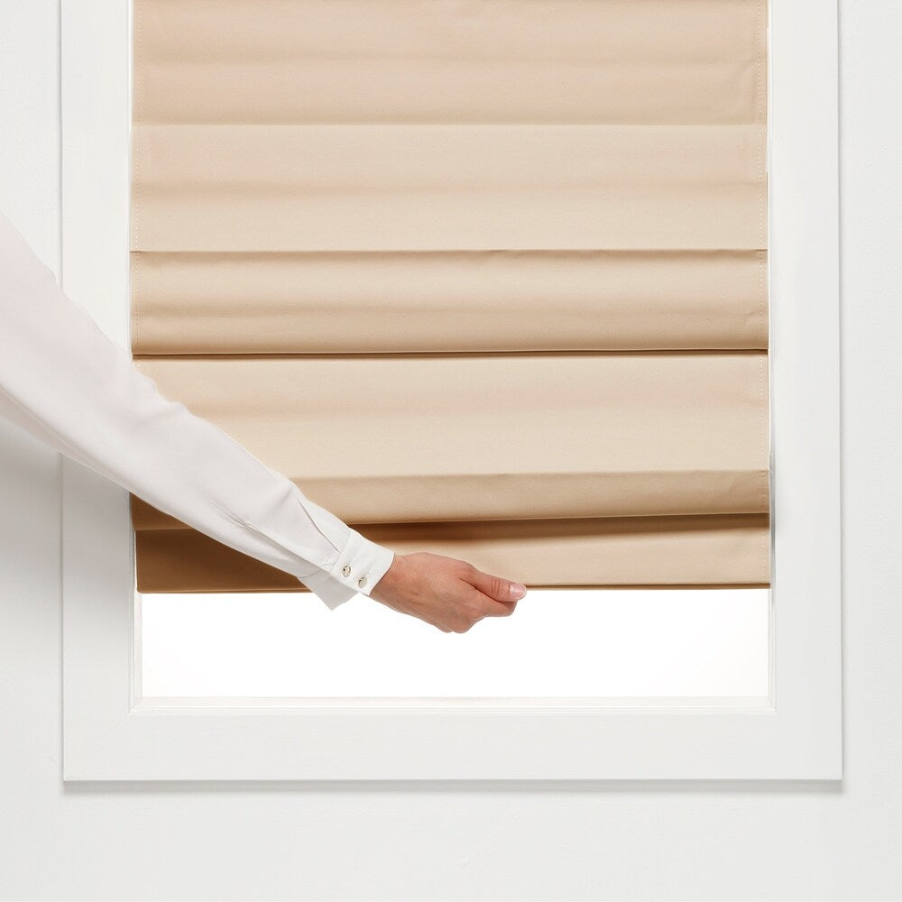 Regal Estate 72-inch Khaki Insulating Cordless Roman Shade