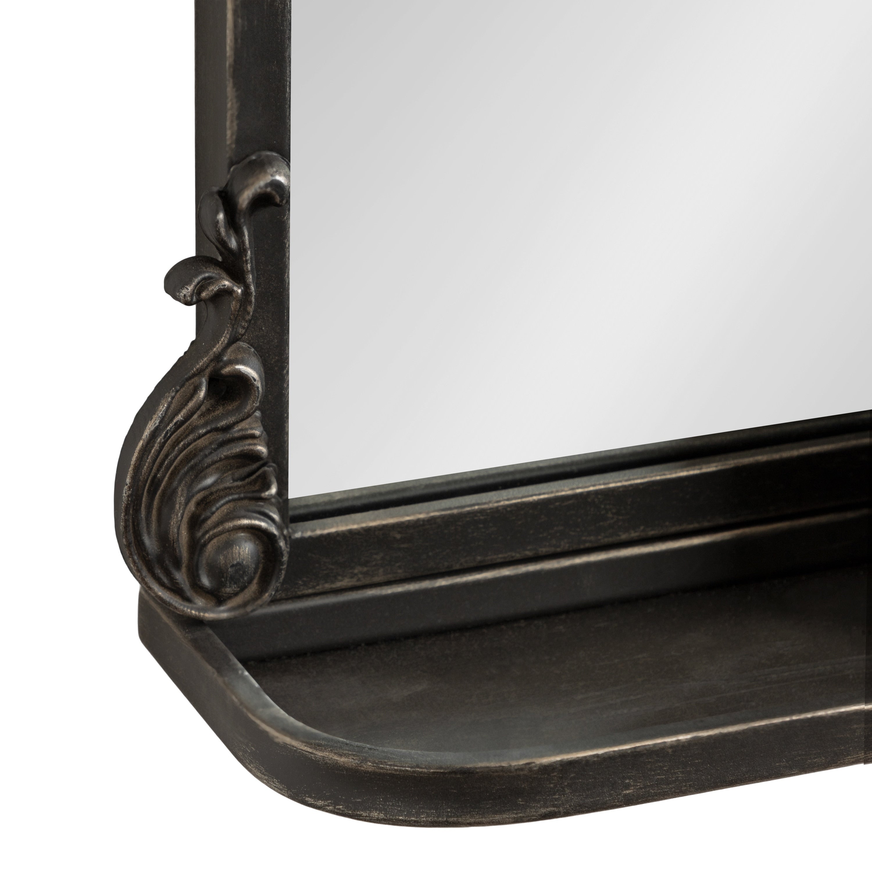 Kate and Laurel Arendahl Traditional Arch Mirror with Shelf