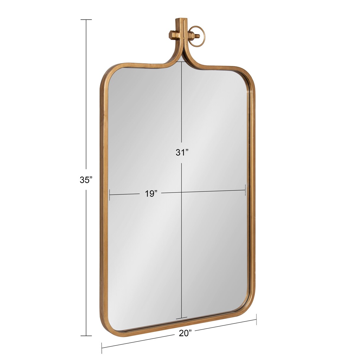 Kate and Laurel Yitro Framed Wall Mirror