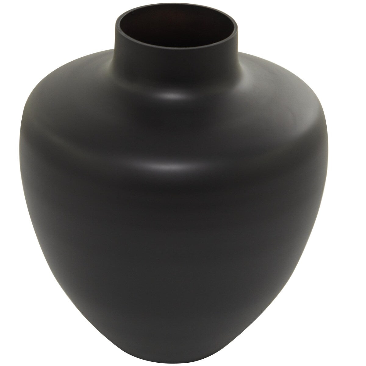 Glass Decorative Vase - Black - The Novogratz