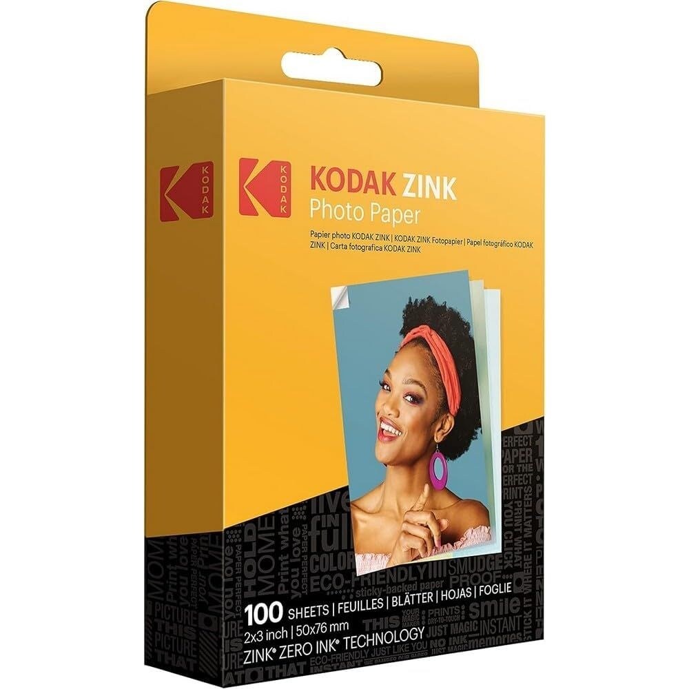 Kodak 2 x 3 Premium Sticky-Backed Zink Photo Paper