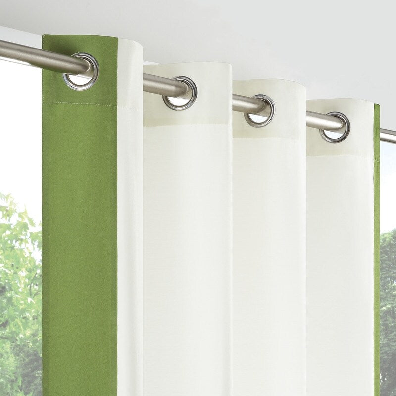 Waverly Sun n Shade Hampton Border Indoor/Outdoor Grommet Panel