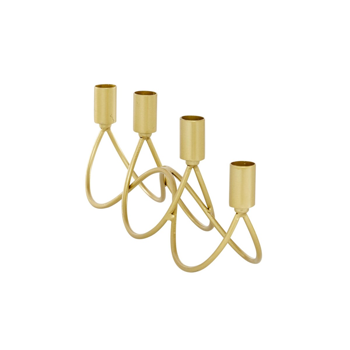 Metal Candelabra - Gold - CosmoLiving by Cosmopolitan