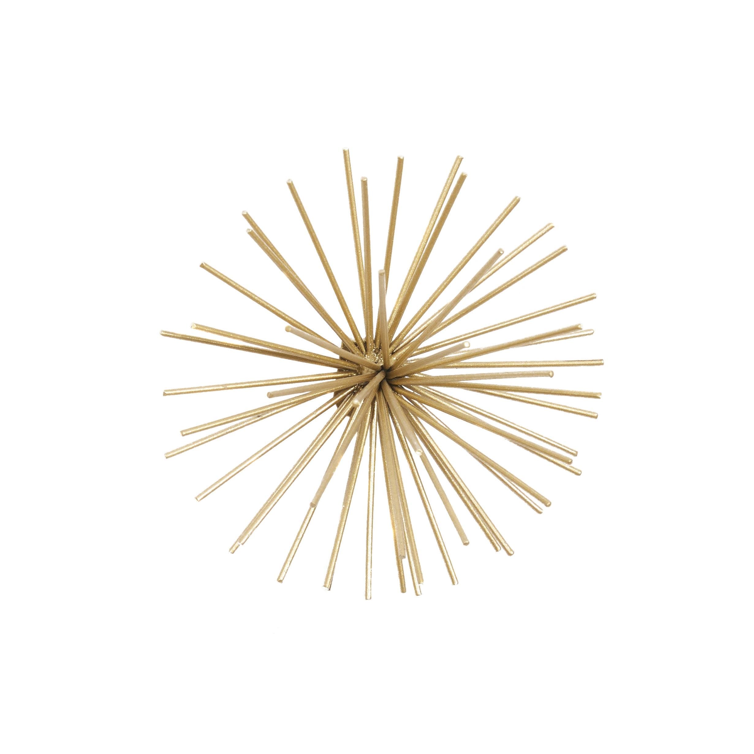 Metal Starburst 3D Home Wall Decor - Set of 3 Gold or Silver - CosmoLiving by Cosmopolitan