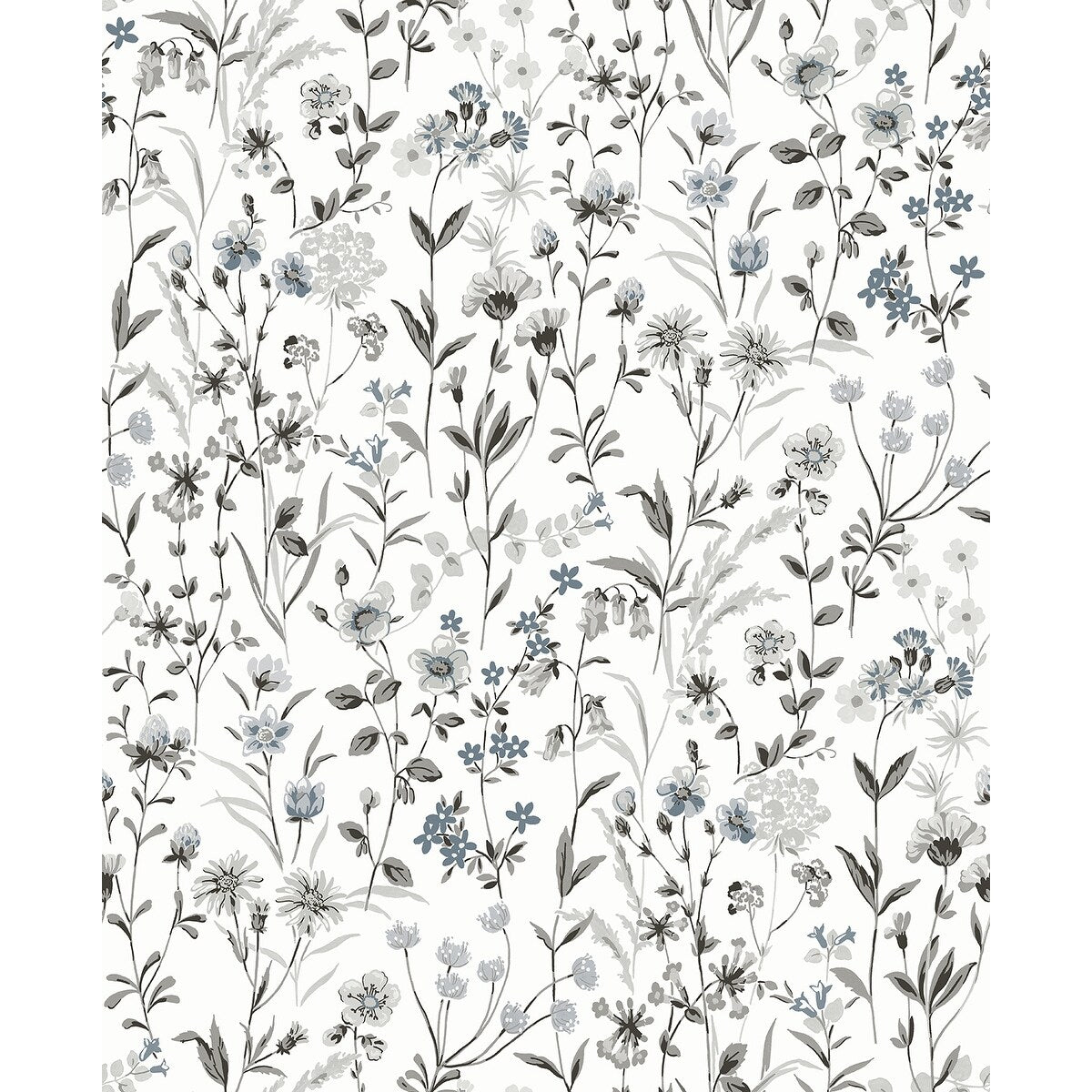 NextWall Wildflowers Peel and Stick Wallpaper