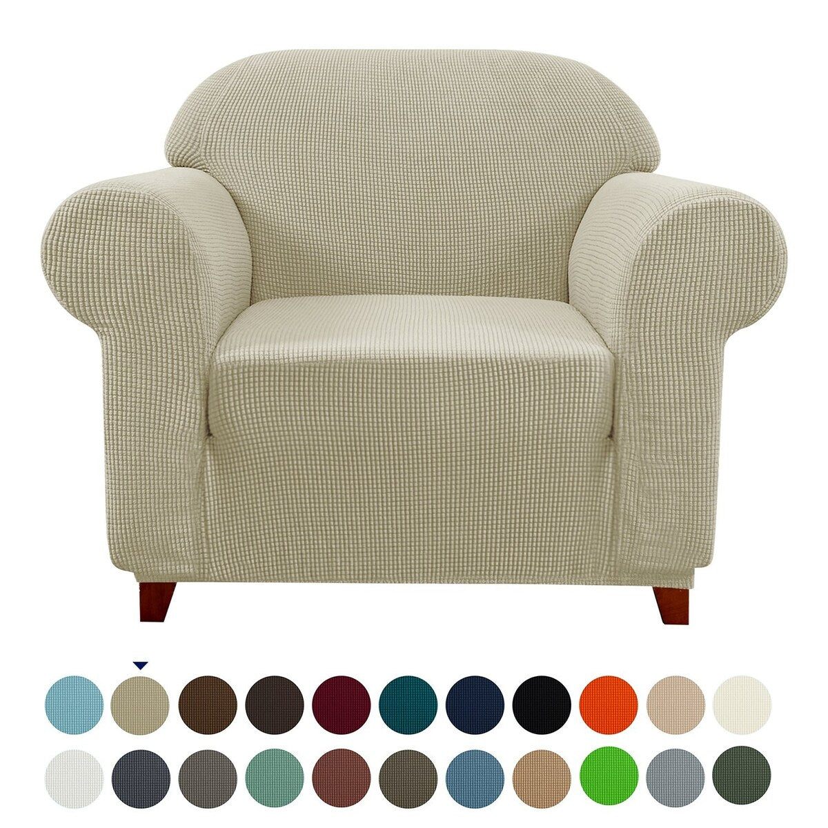 Subrtex 1 Piece Armchair Slipcover Stretch Spandex Furniture Protector